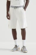Brunello Cucinelli French terry Bermuda shorts
