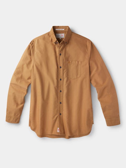 Aubin Aldridge Oxford Button Down Shirt In Yellow