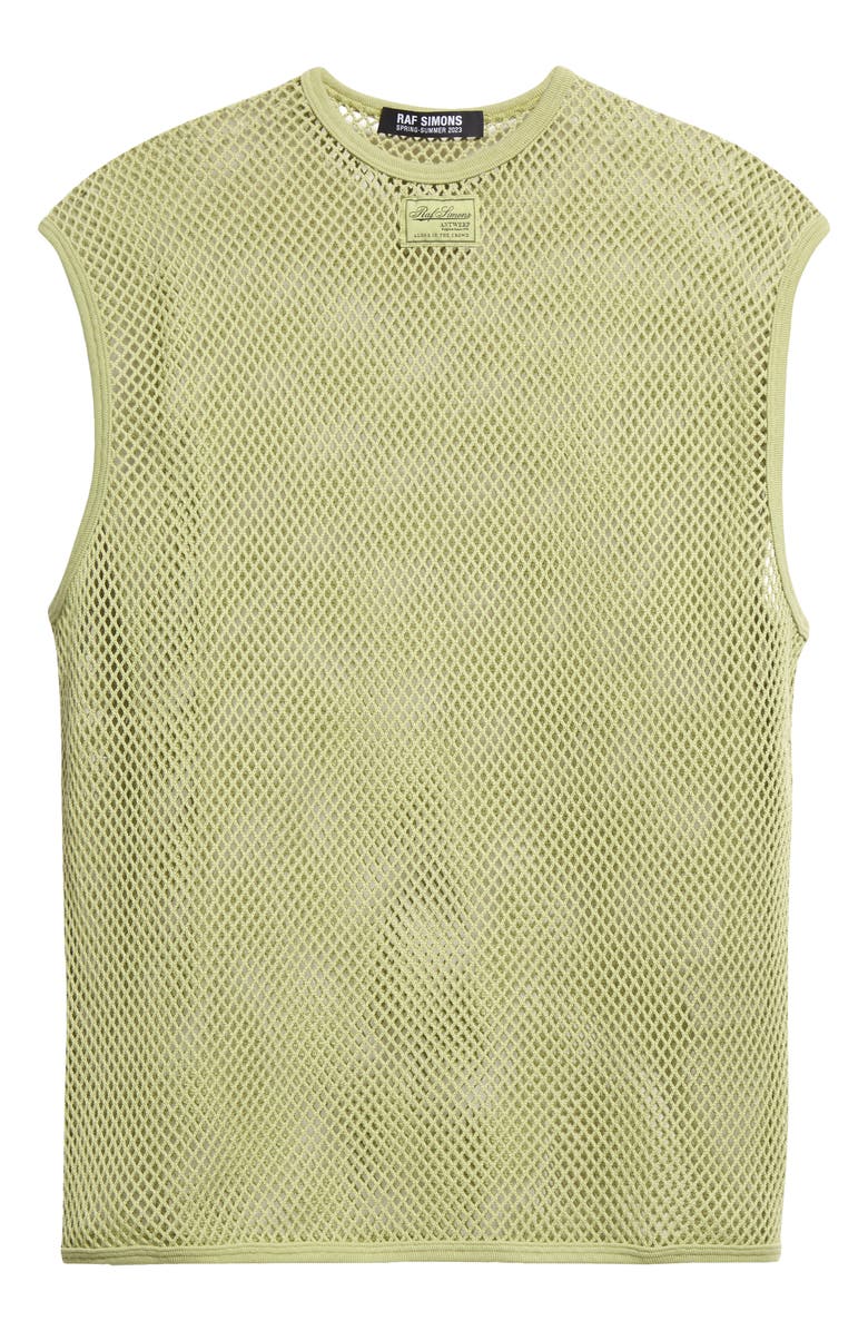 Raf Simons Oversize Mesh Tank Top, Alternate, color,