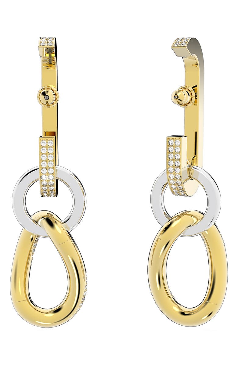 Swarovski Dextera Chain Link Drop Earrings, Alternate, color, 