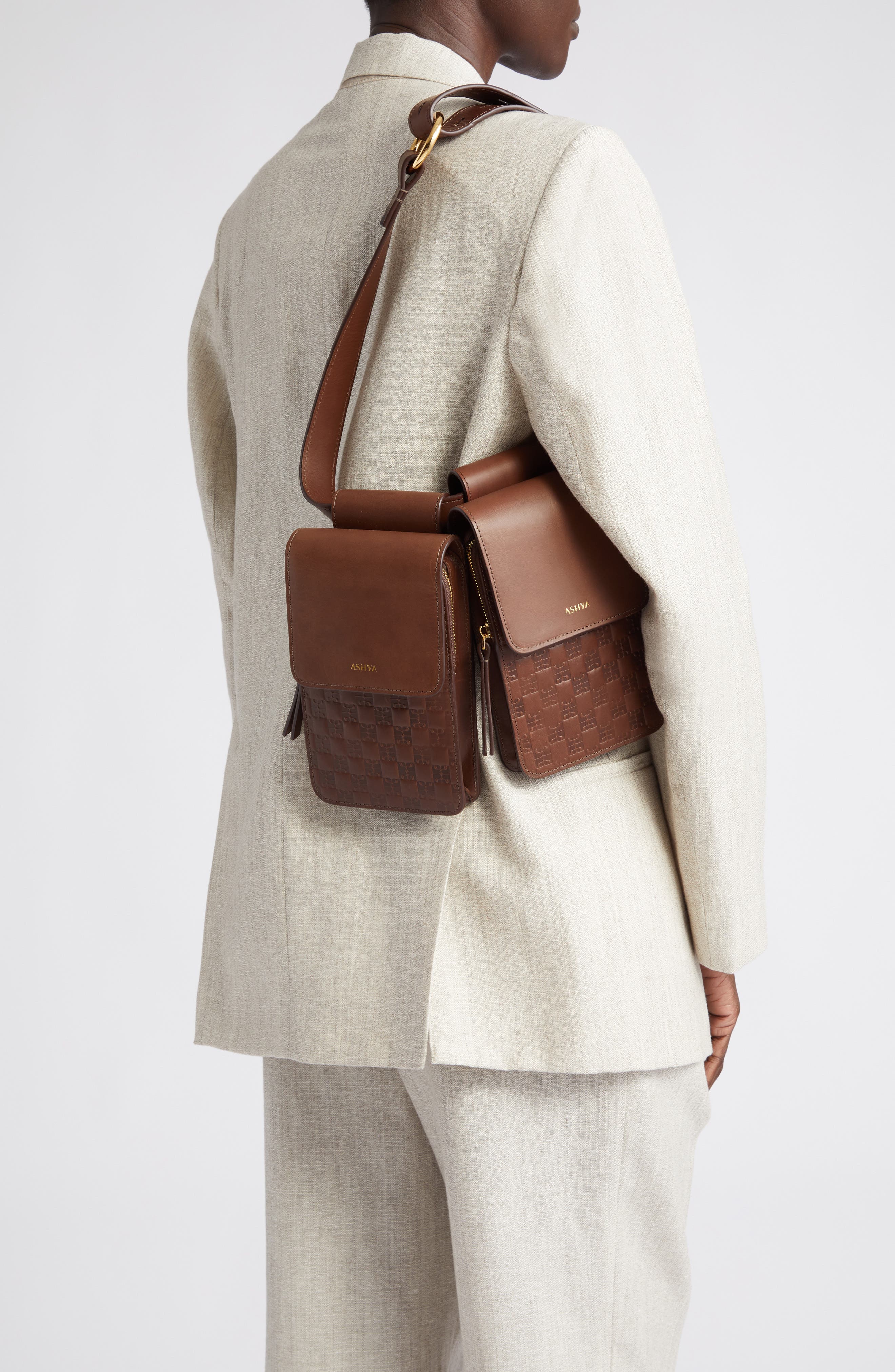 ASHYA Heritage Multi Pouch Leather Belt Bag, Alternate, color, 