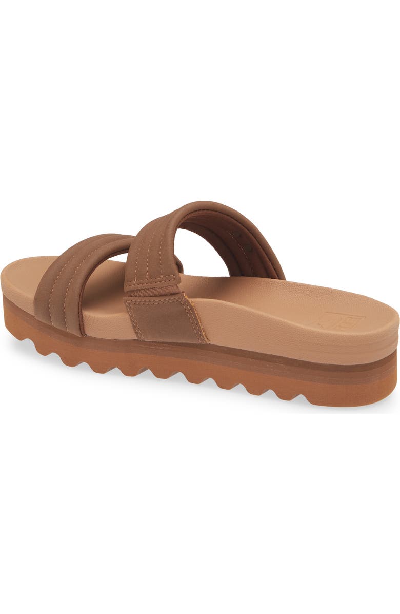 Reef Kaia 2 Bar Slide Sandal, Alternate, color, Chocolate
