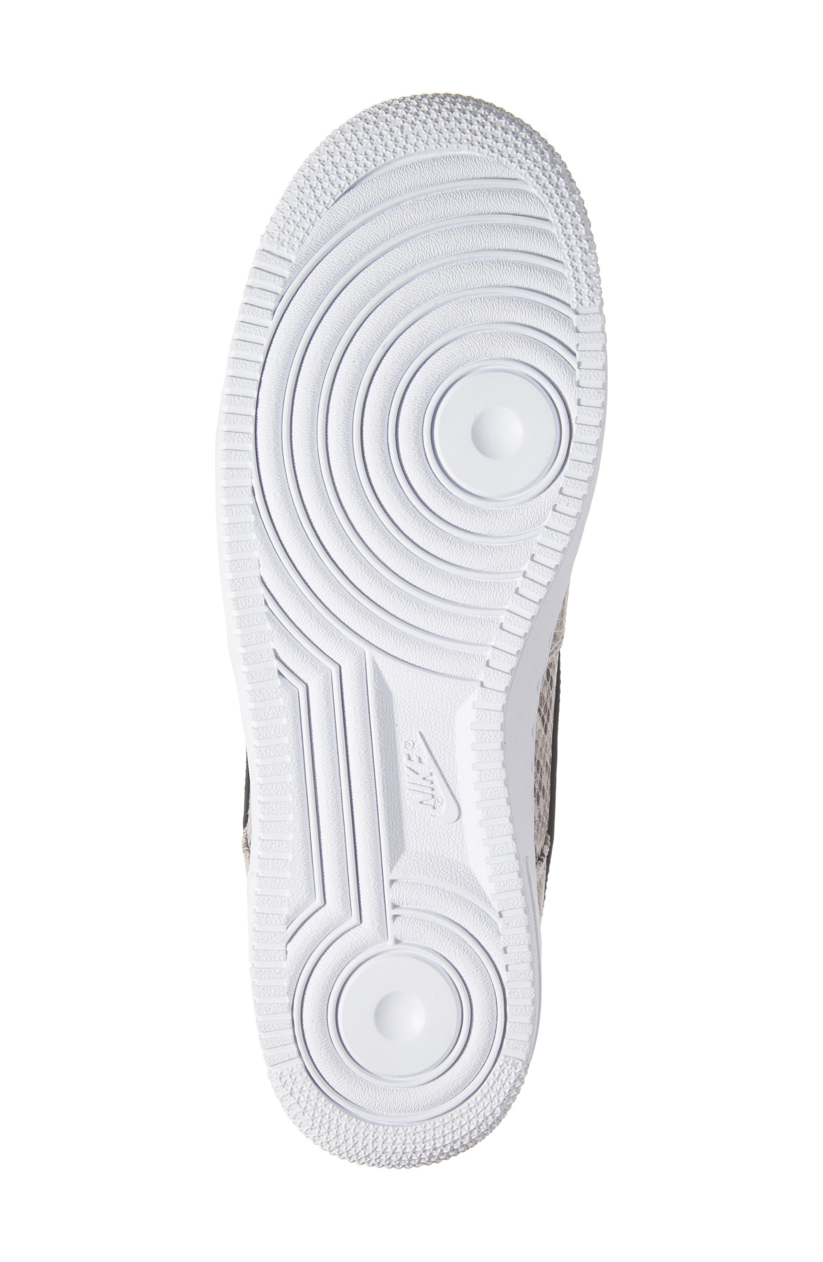Air Force 1 '07 Premium Sneaker, Alternate, color, WHITE/ BLACK/ PURE PLATINUM