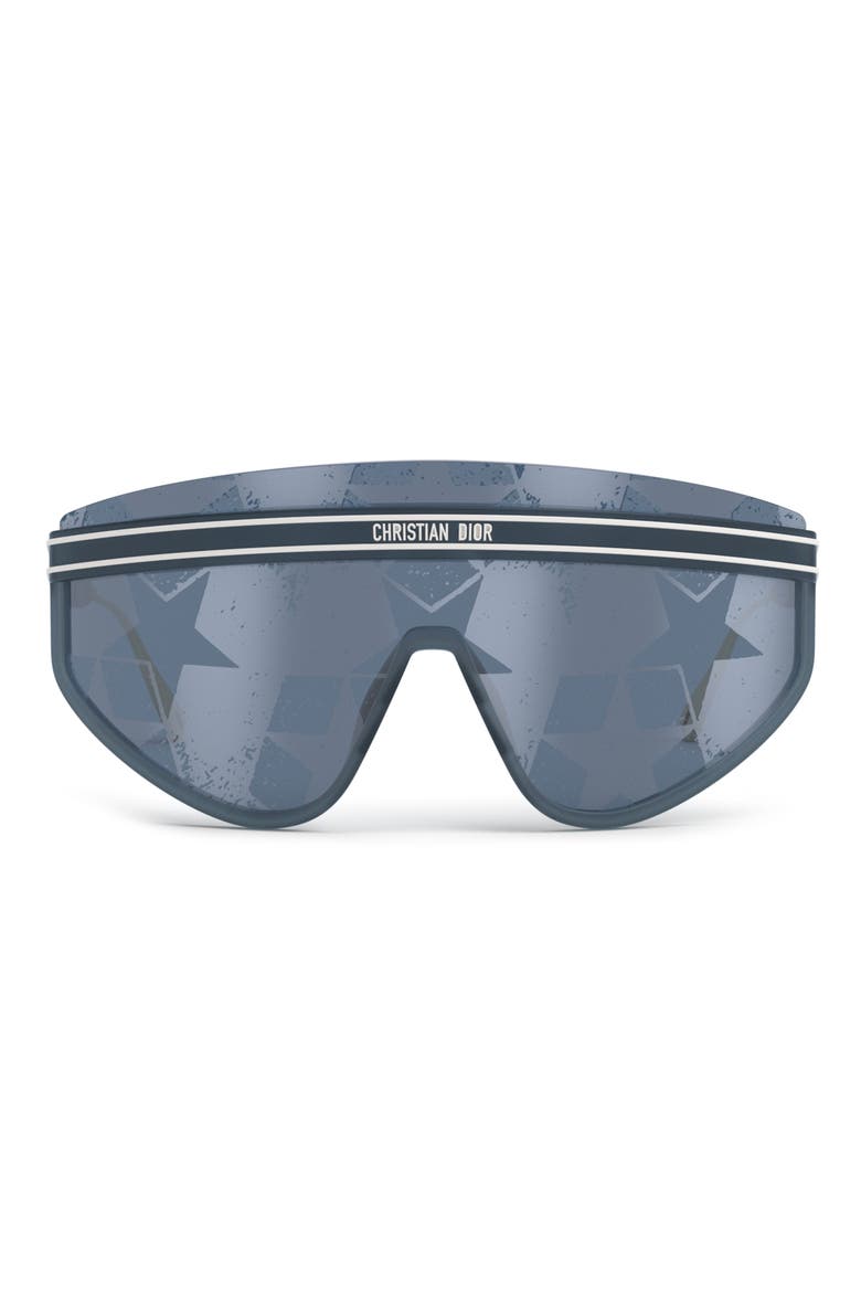 The DiorClub M2U Mask Sunglasses, Main, color, MBLU/BLUG