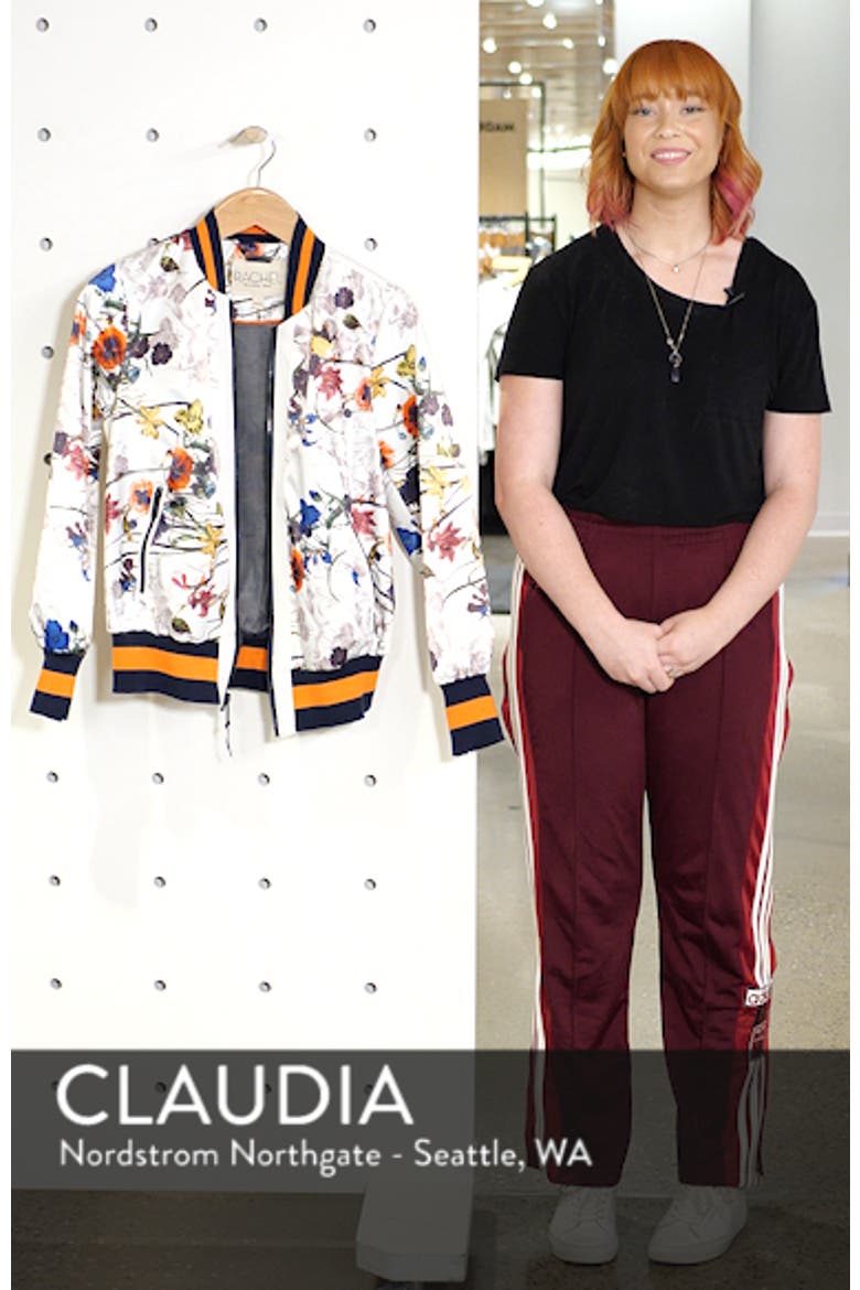 Flower Print Bomber Jacket video