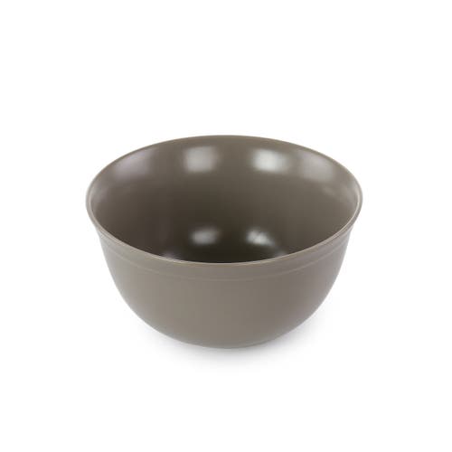 Gibson Home Siam 12 Piece Round Stoneware Dinnerware Set In Gray