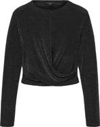 AllSaints Skylar Metallic Twist Front Top