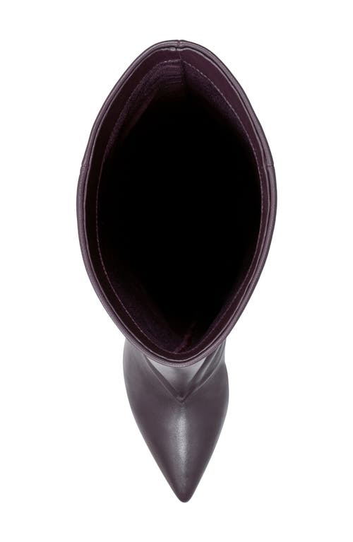 Marc Fisher Ltd Gentle Pointed Toe Knee High Boot In Burgundy