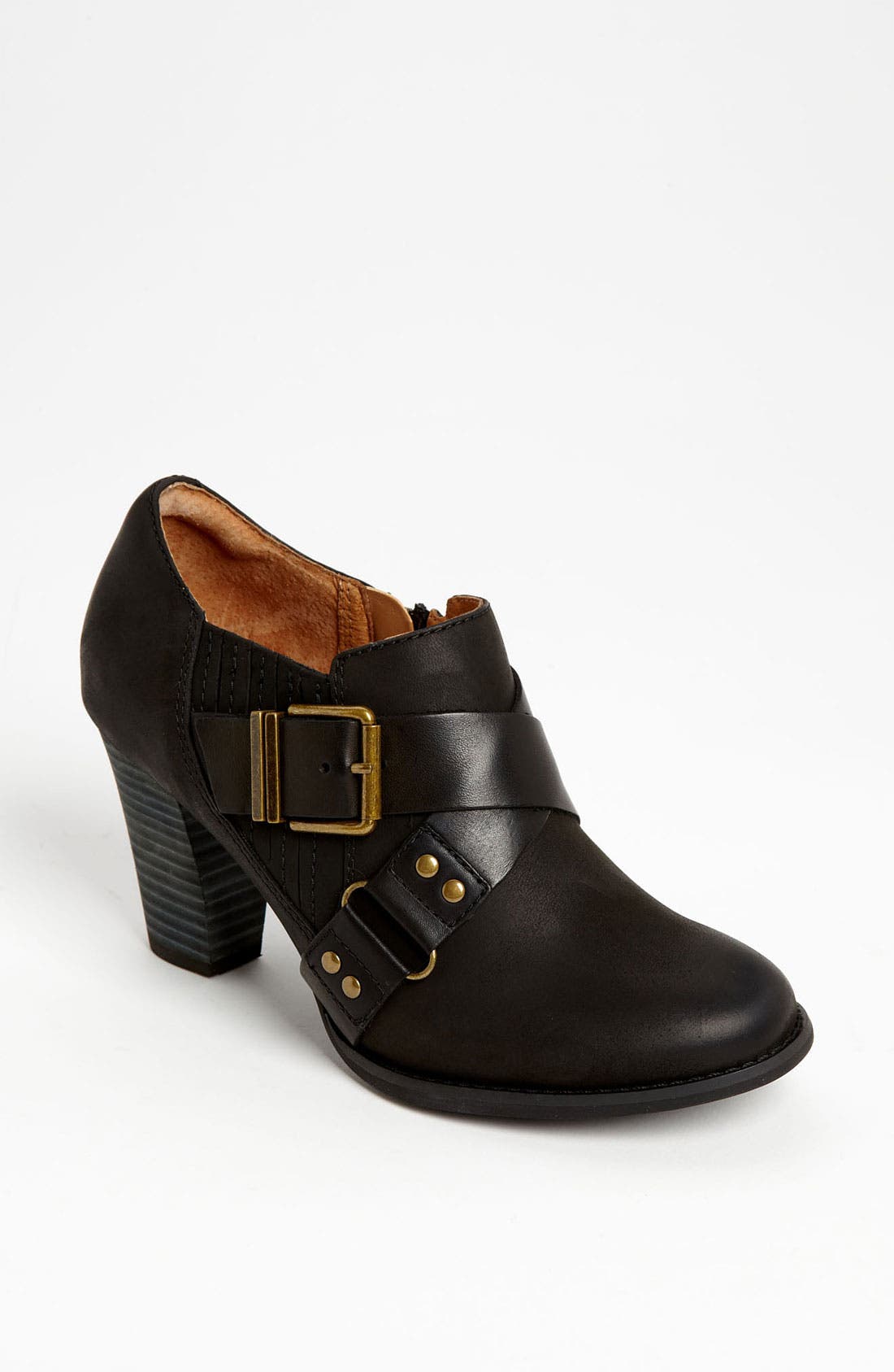 'Heath Woodlark' Boot, Main, color, BLACK OILY LEATHER