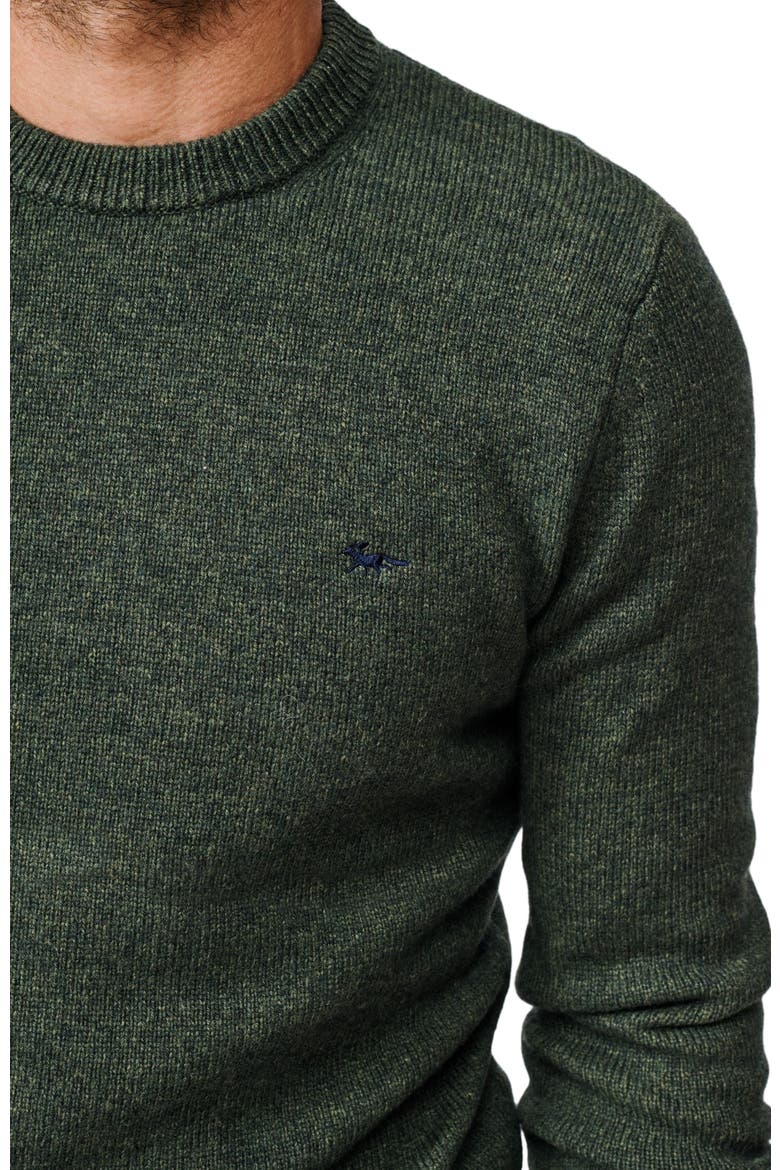 Phillips Lambswool Crew Neck Sweater, Alternate, color, Khaki