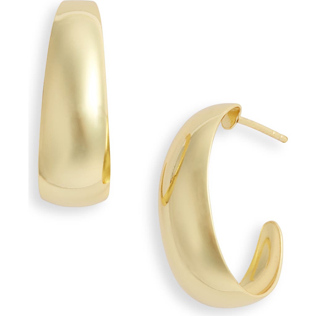 Argento Vivo J-hoop Earrings In Gold