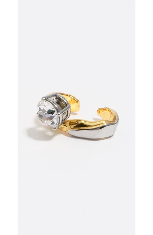 Bimba Y Lola Two-tone Ear Cuff Earring In Gold