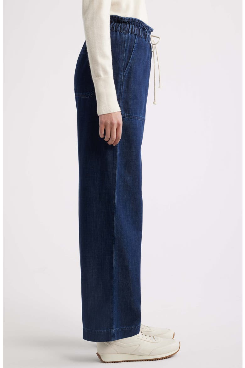 Ryan Wide Leg Drawstring Jeans, Alternate, color, RINSE INDIGO