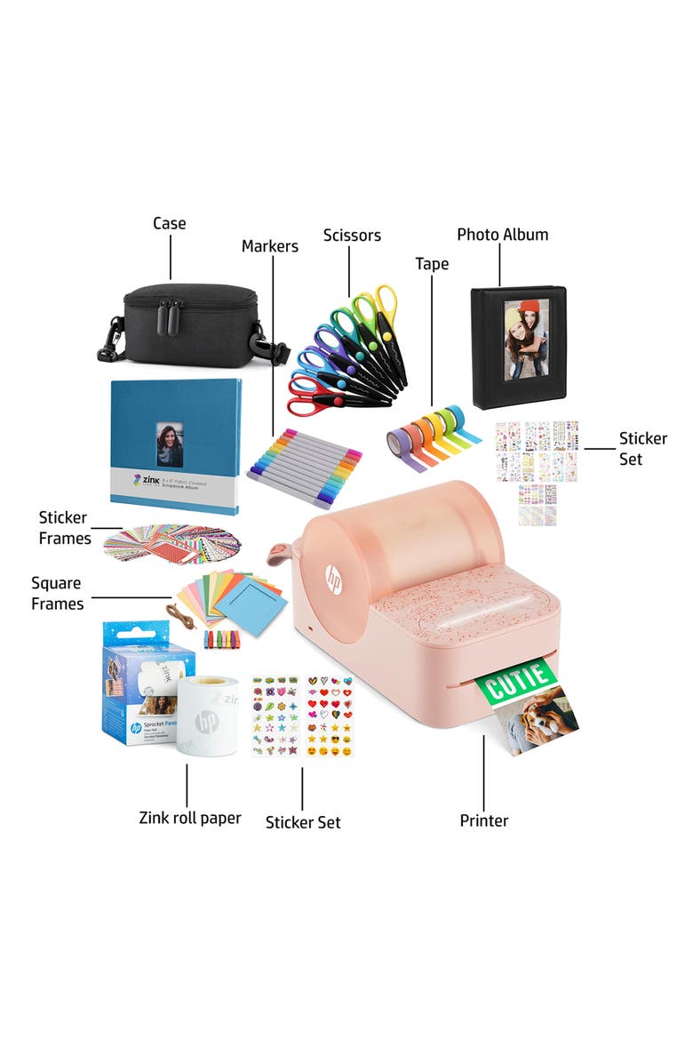 Sprocket Panorama Printer Craft Bundle, Alternate, color, Pink