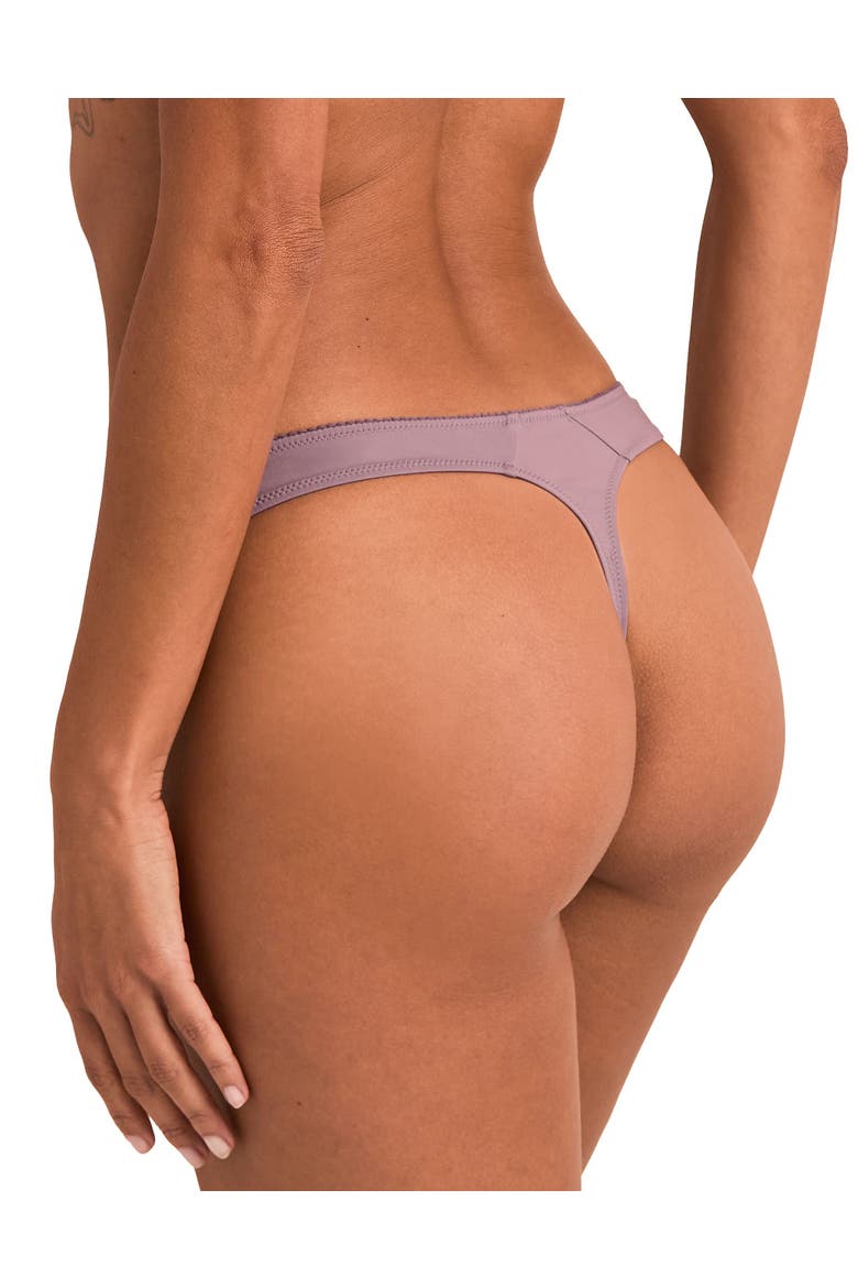 Jeanette Thong Panties, Alternate, color, Dark purple
