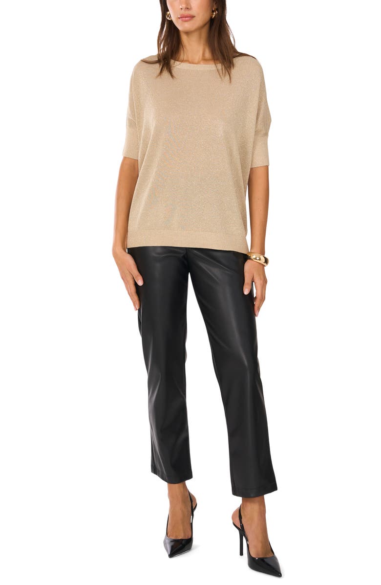 Vince Camuto Metallic Knit Sweater, Alternate, color,