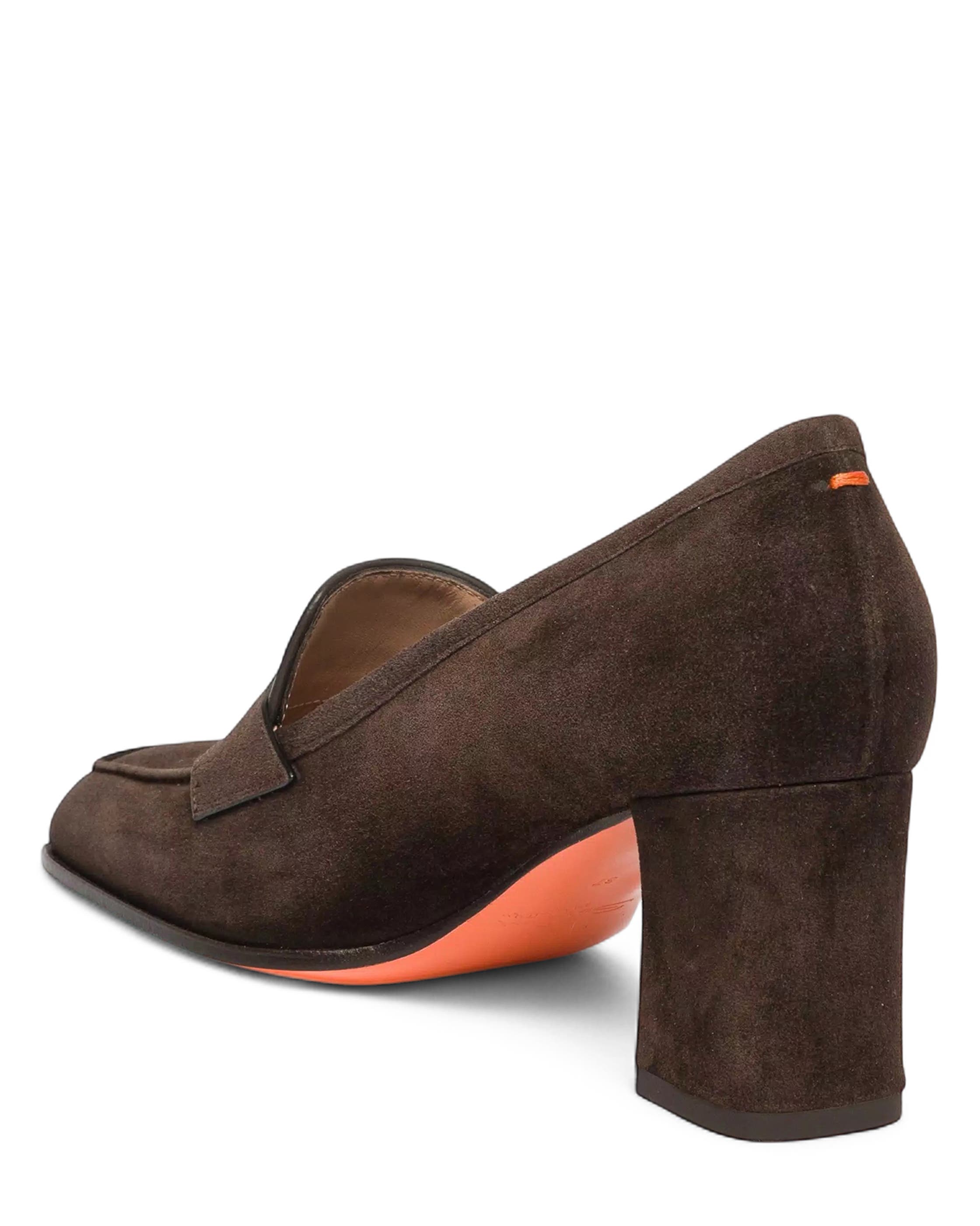 Suede High-Heel Pump, Alternate, color, Brown