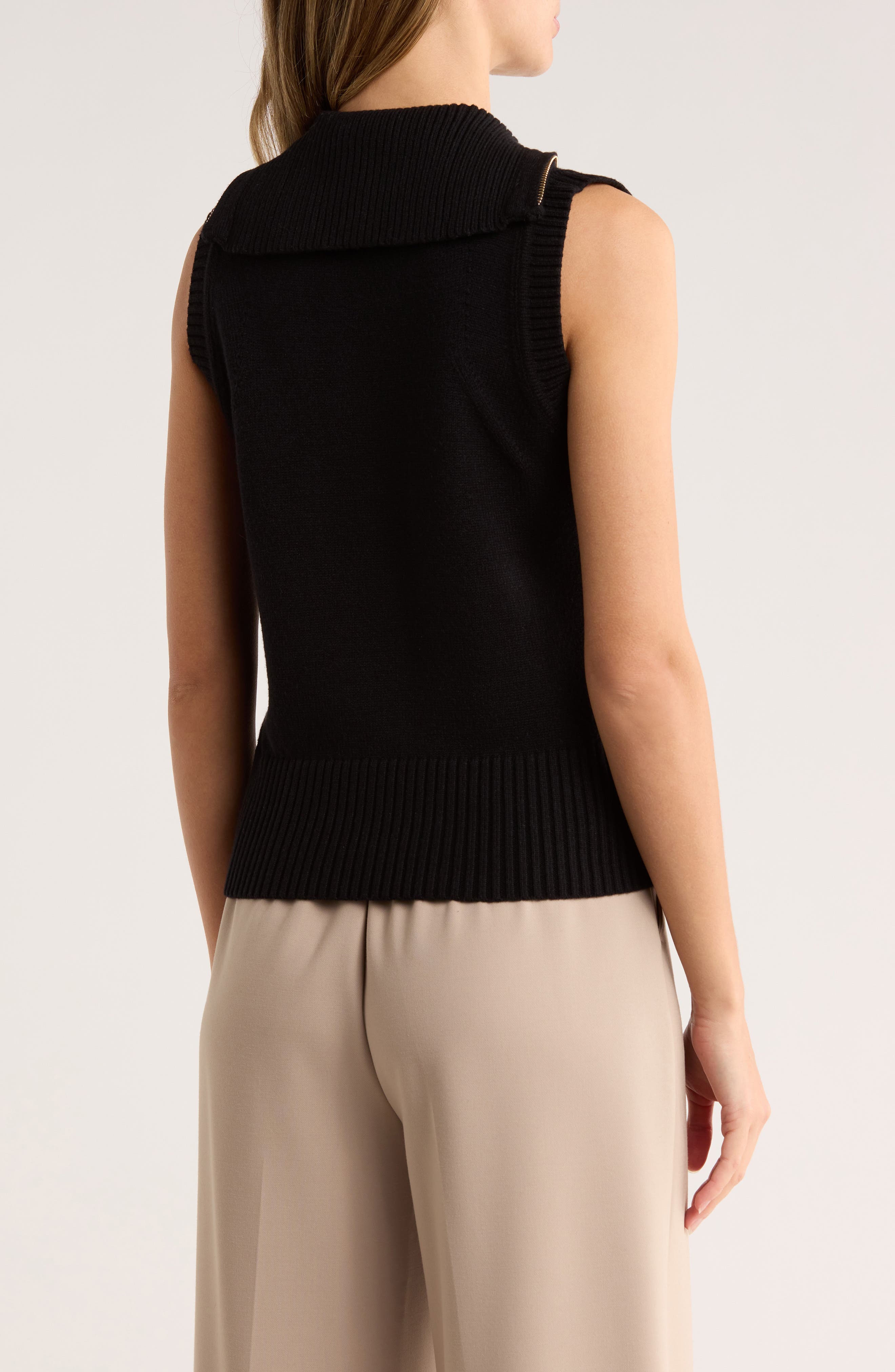 Johanna Sleeveless Zip Front Top - image 2