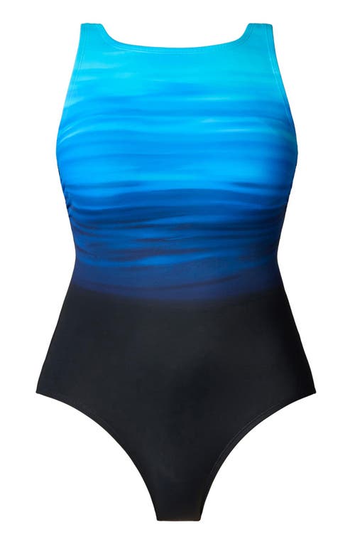 Shapesolver Sport Highneck Tank Chlorine Resistant One-piece Swimsuit