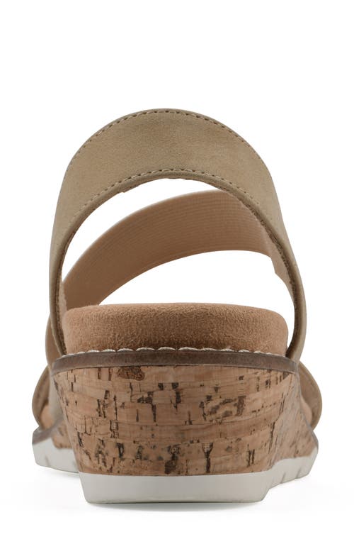 Cliffs By White Mountain Tinnley Wedge Sandal In Natural Nubuck