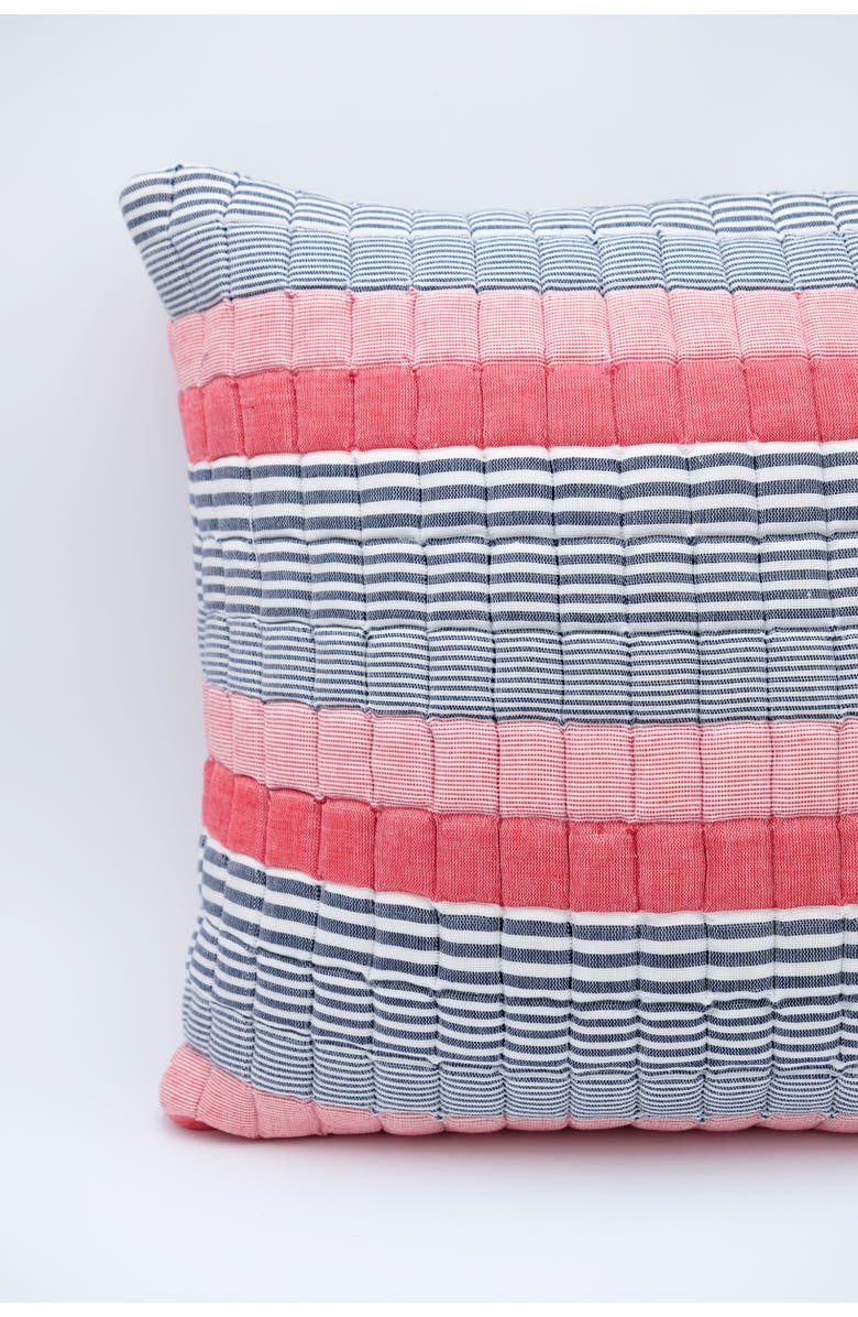 Inner Child Americana Sujani Puff Pillow - Cover Only, Alternate, color, Multicolor