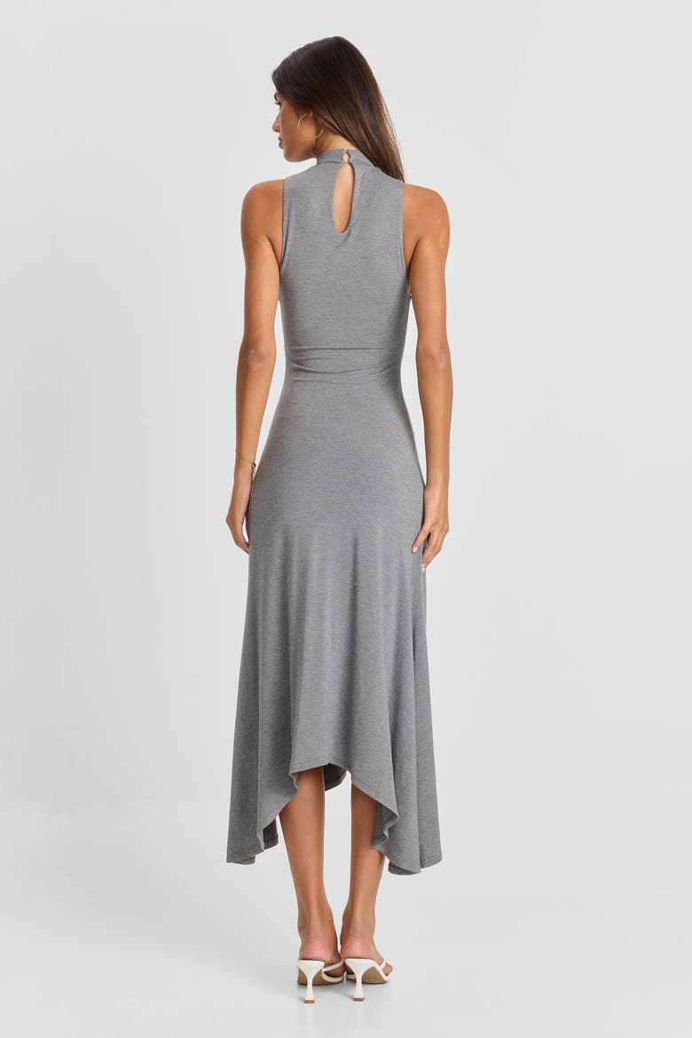 Maeve Midi Dress, Alternate, color, Grey Marle