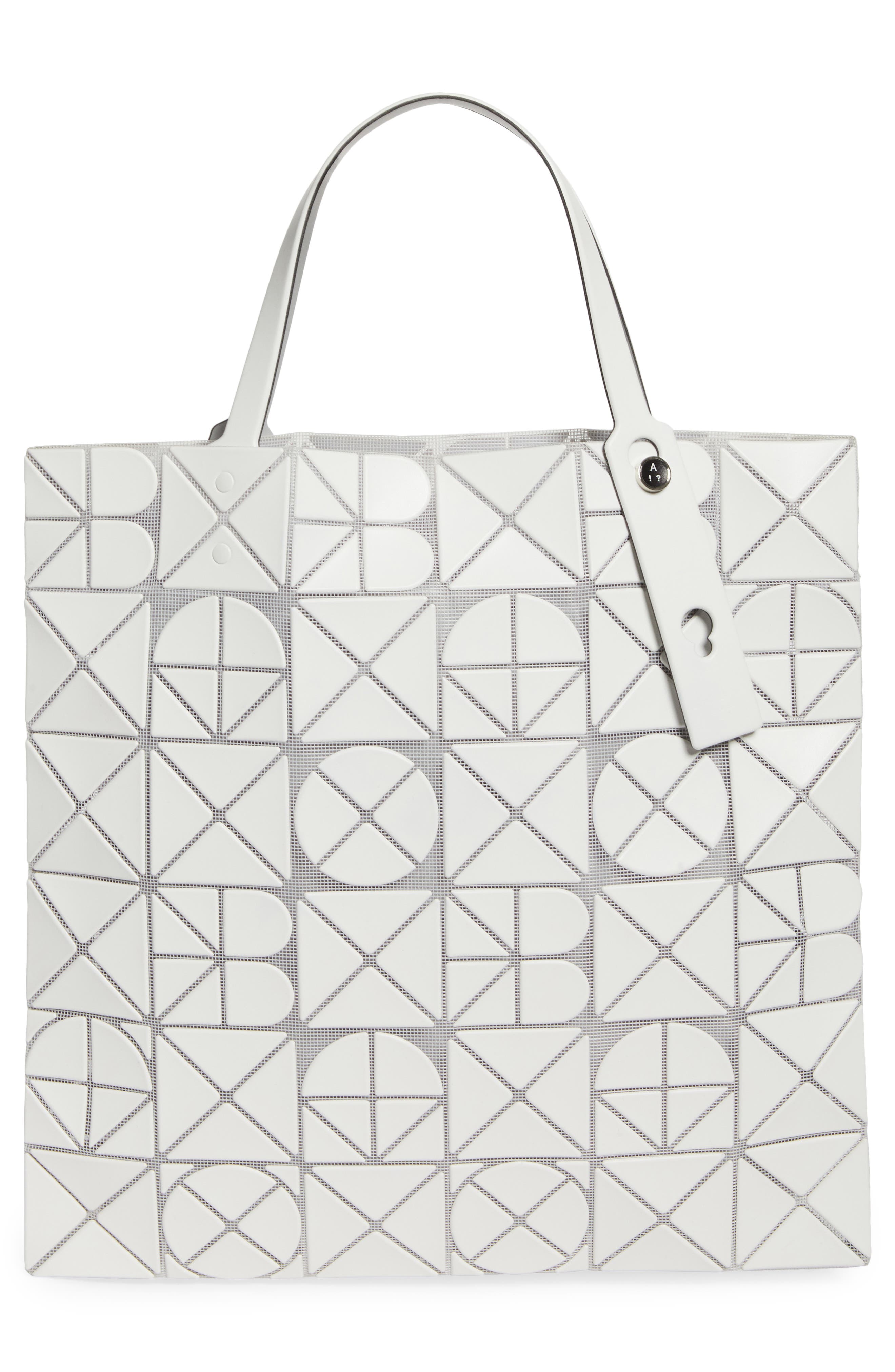 Bao Bao Issey Miyake Font Logo Tote, Alternate, color, 