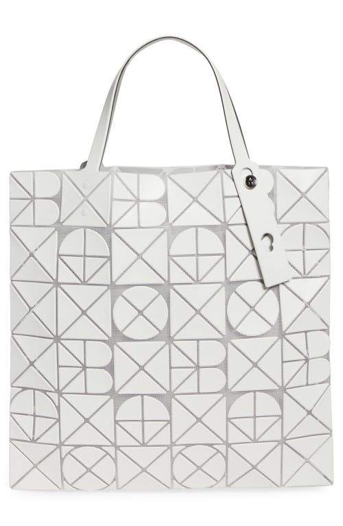 Bao Bao Issey Miyake White Font Tote