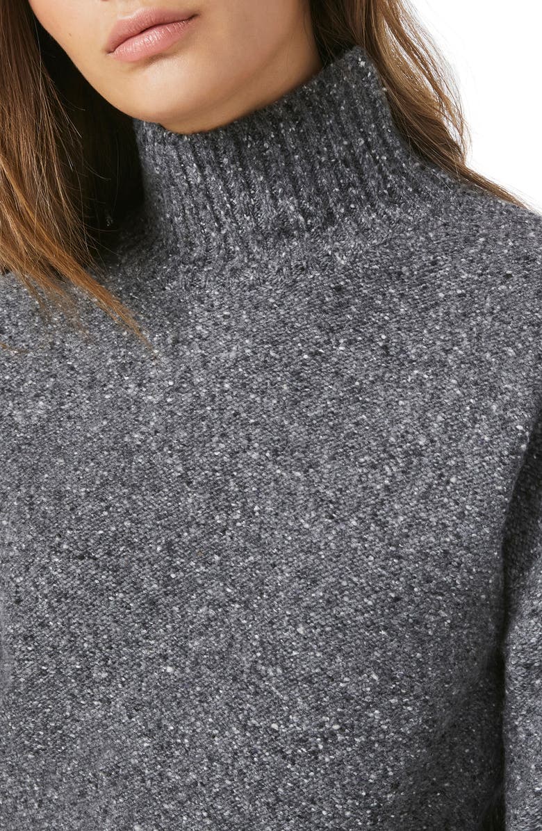 FRAME High/Low Turtleneck Sweater, Alternate, color, 