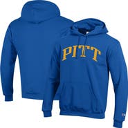Champion Men's Champion Royal Pitt Panthers Basic Arch Fleece Pullover Hoodie