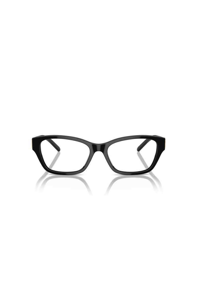 52mm Rectangle optical glasses, Alternate, color, Black