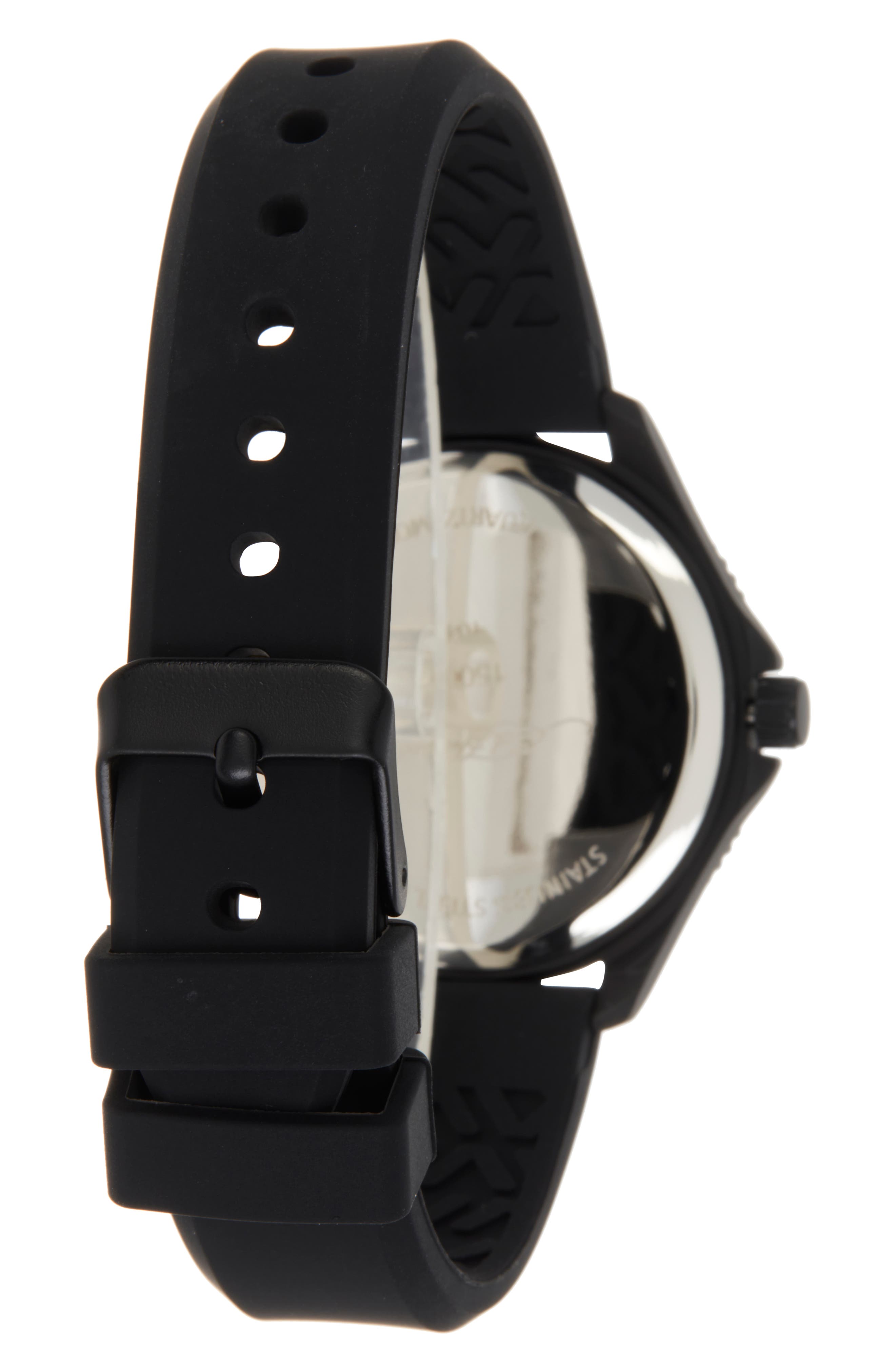 Ed Hardy x Ed Hardy Silicone Strap Watch, 38mm (Men) | Nordstromrack