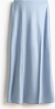 H&M Satin Maxi Skirt