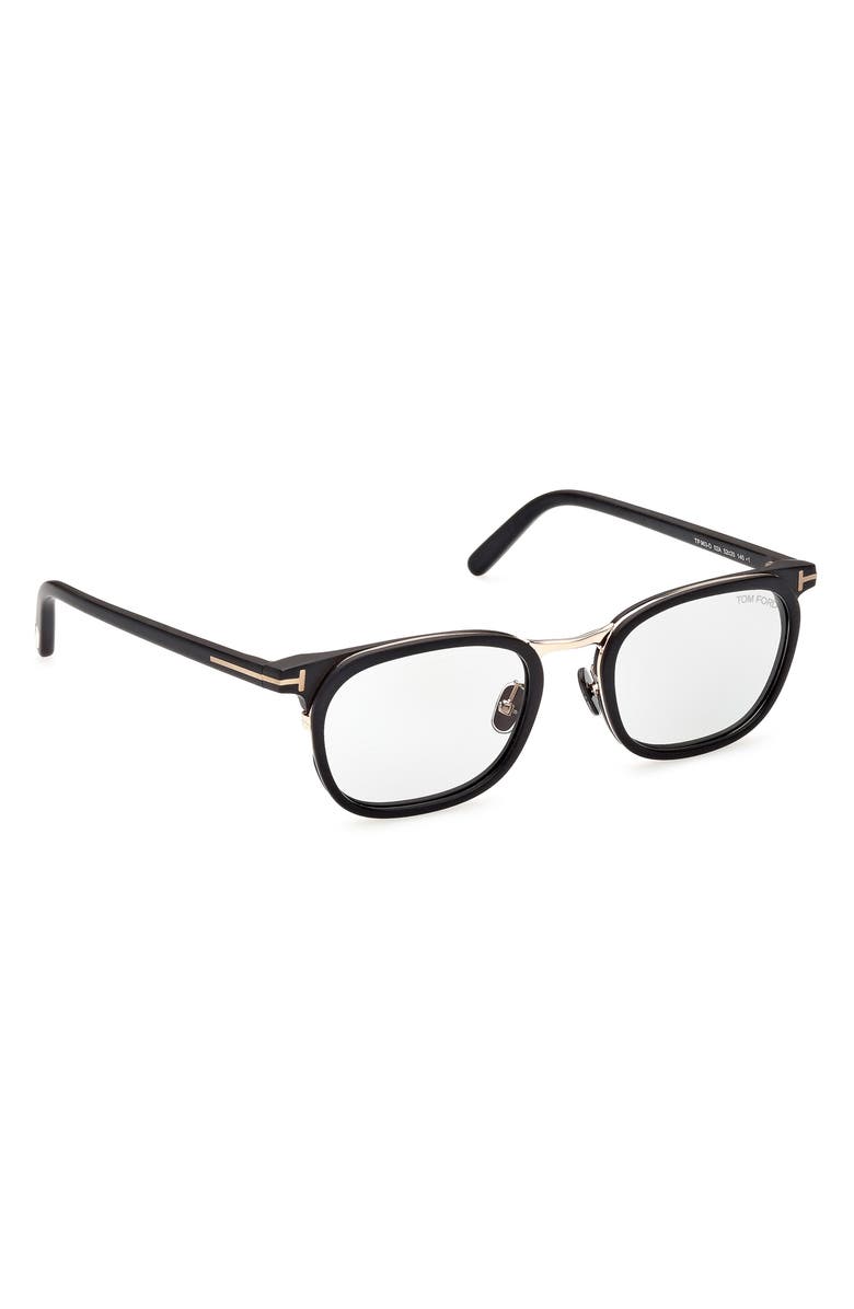 TOM FORD 52mm Round Optical Frames, Alternate, color,