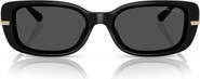 Michael Kors 57mm Rectangular Sunglasses