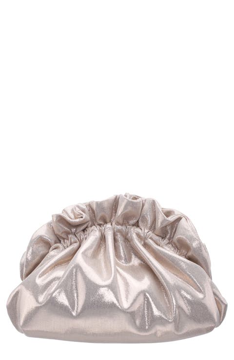 Cristy Metallic Clutch
