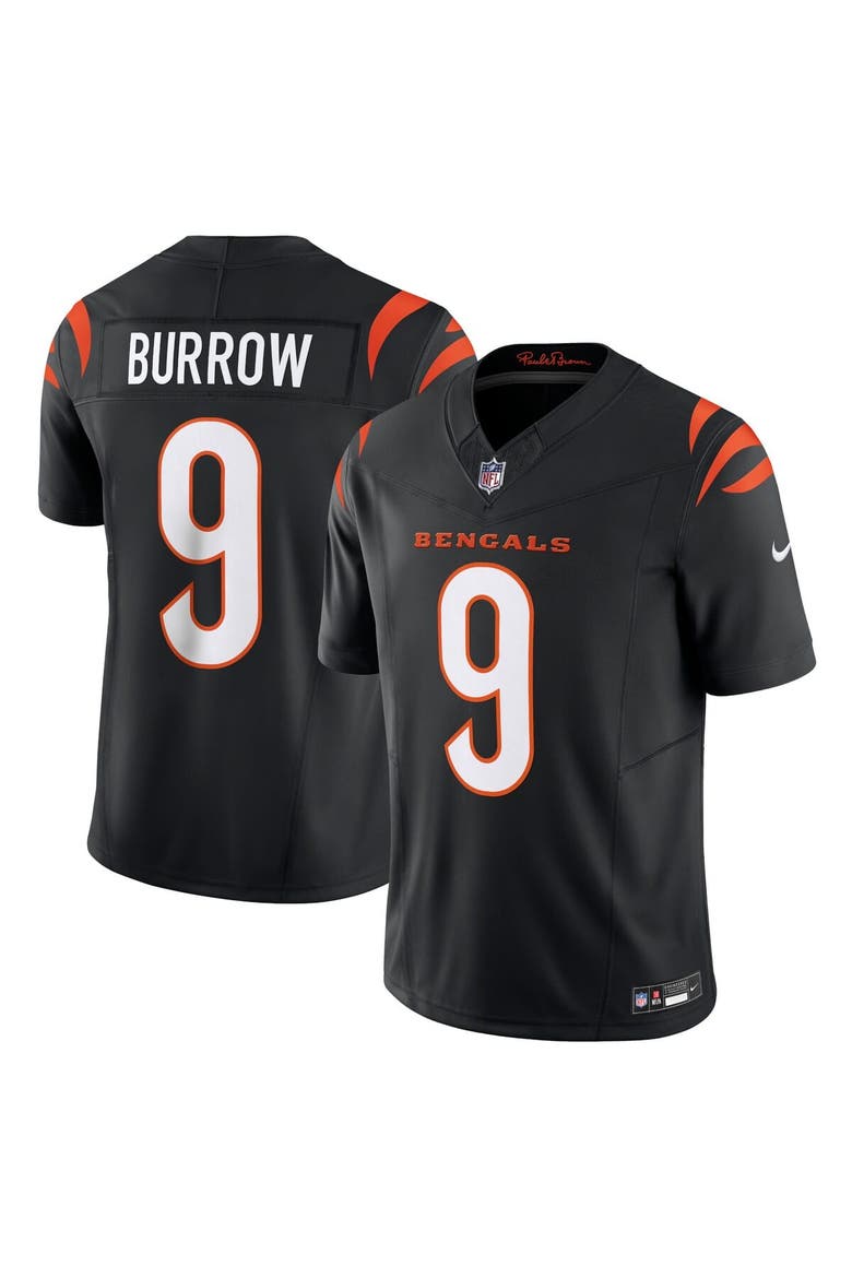 Men's Nike Joe Burrow Black Cincinnati Bengals Vapor F.U.S.E. Limited Jersey, Main, color, Black