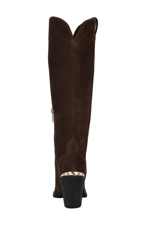 Guess Sashan Western Boot In Brown