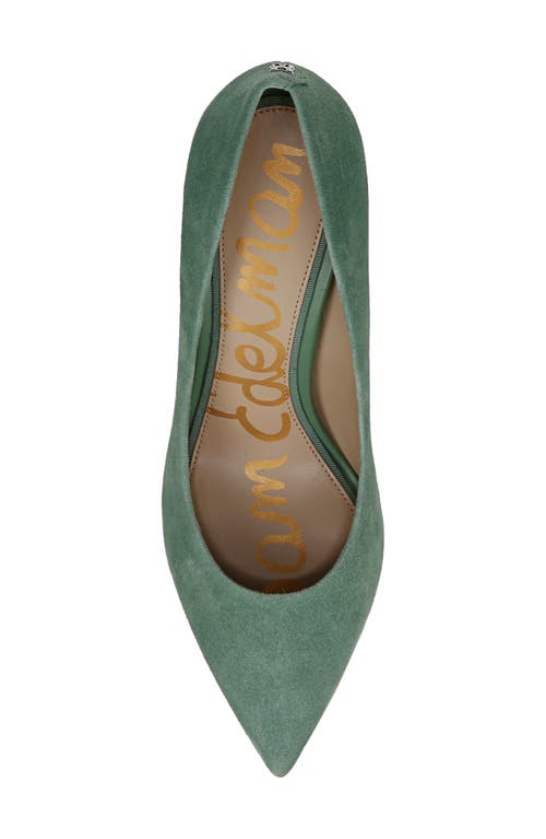 Sam Edelman Hazel Pointed Toe Pump In Green Garden