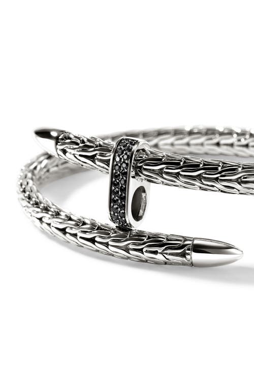 John Hardy Spear Flex Cuff, Sterling Silver, Gemstones In Blue