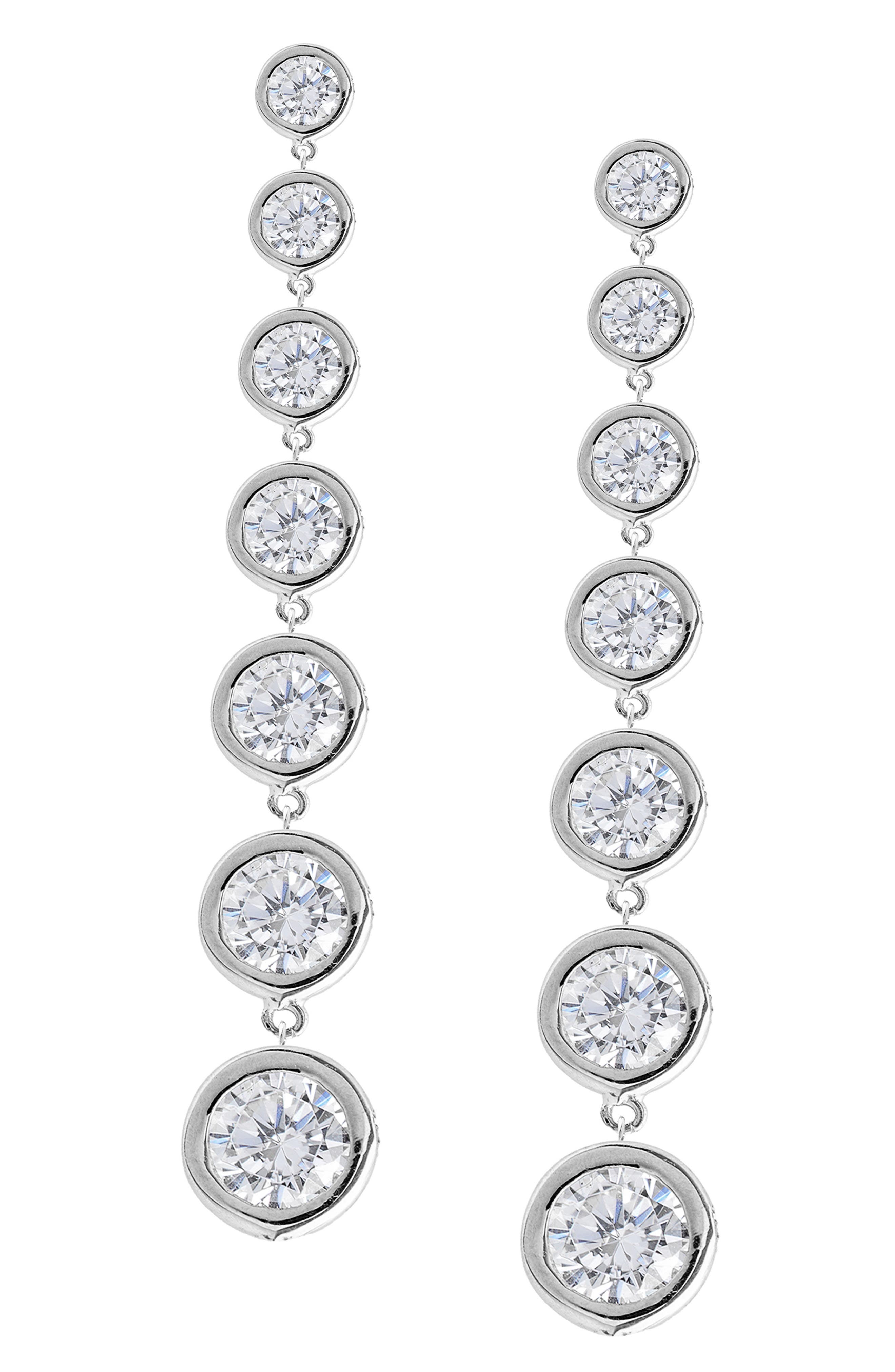 selected PURE PLATINUM & CLEAR STONE