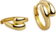 ARGENTO VIVO Puffy Huggie Hoop Earrings