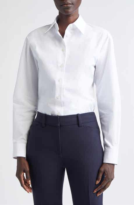 Fitted Cinch Waist Shirt