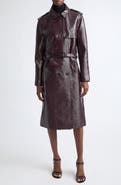 Courrèges Vinyl Trench Coat