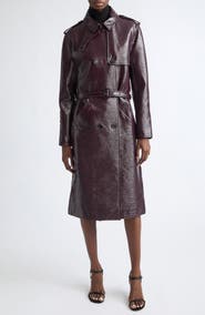 Courrèges Vinyl Trench Coat