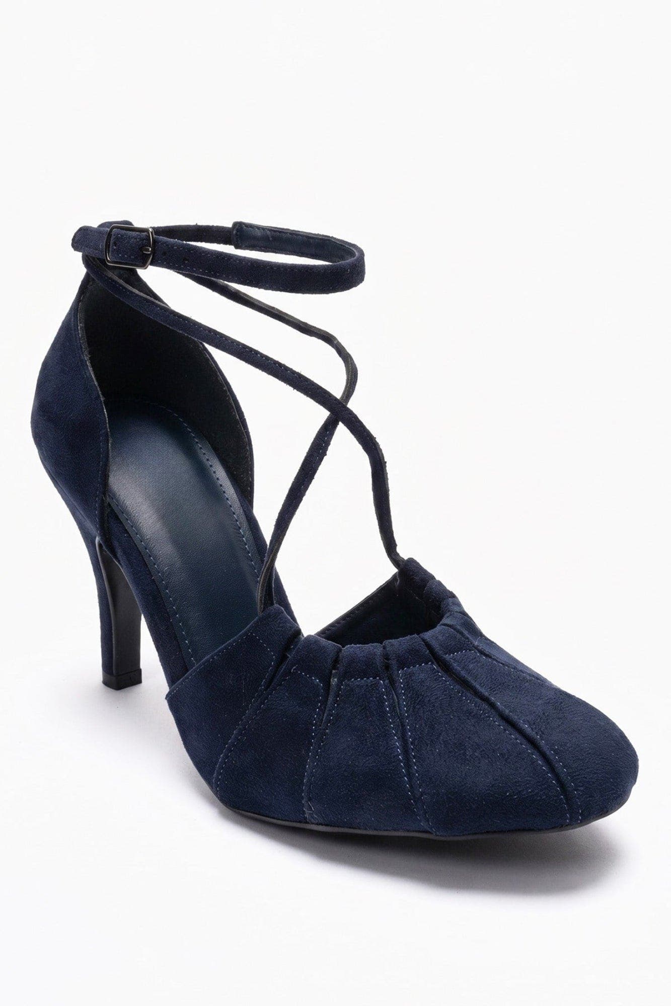 Eliza Stiletto Pump, Alternate, color, Navy Suede