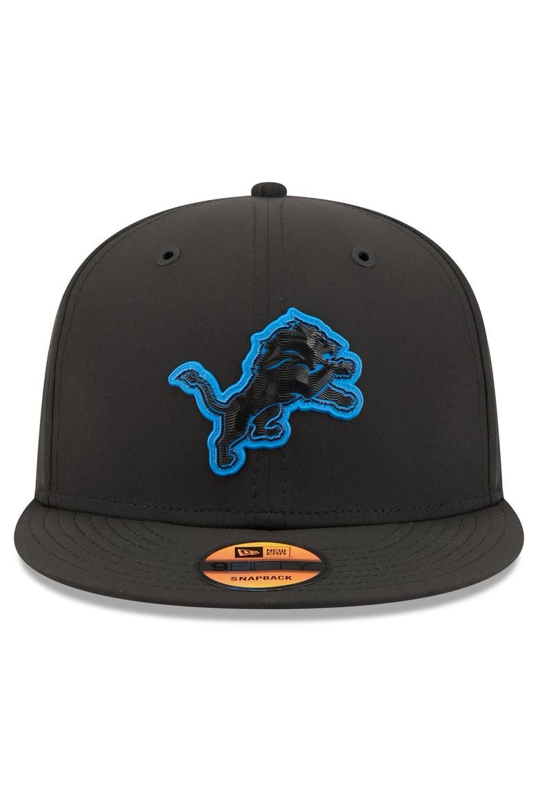 Men's New Era Black Detroit Lions 2026 Sideline 9FIFTY Snapback Hat, Alternate, color, Black