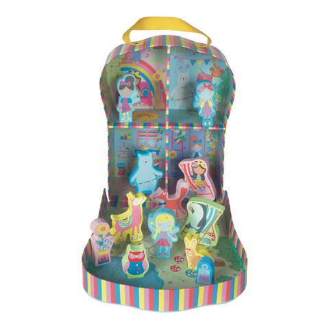 Playbox with 10 Wooden Shaped Pieces