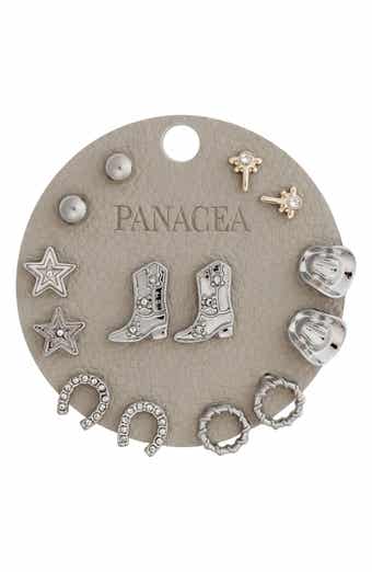Western Set of 7 Assorted Stud Earrings