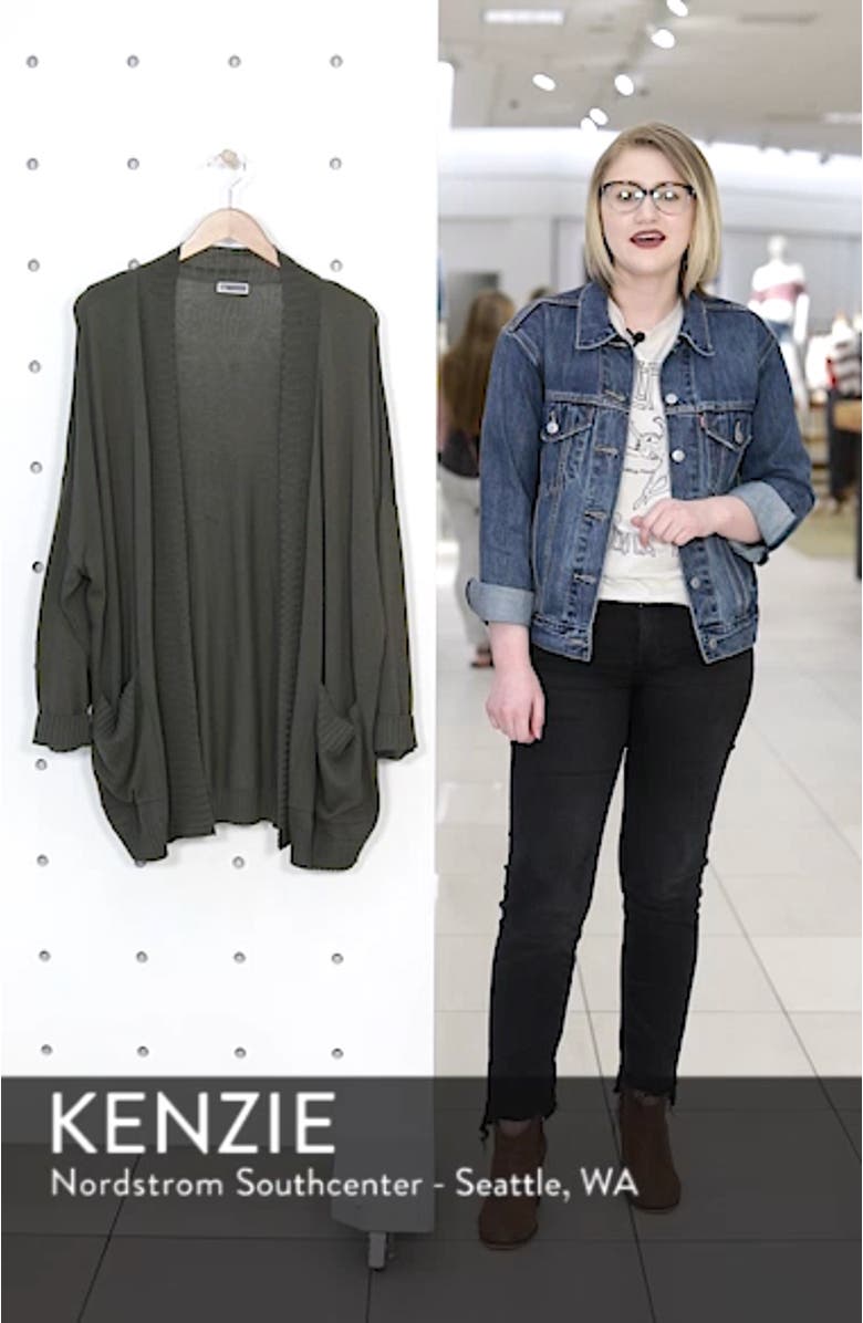 Oversize Open Cardigan, sales video thumbnail